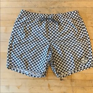 Vans Deck Siders checkered shorts